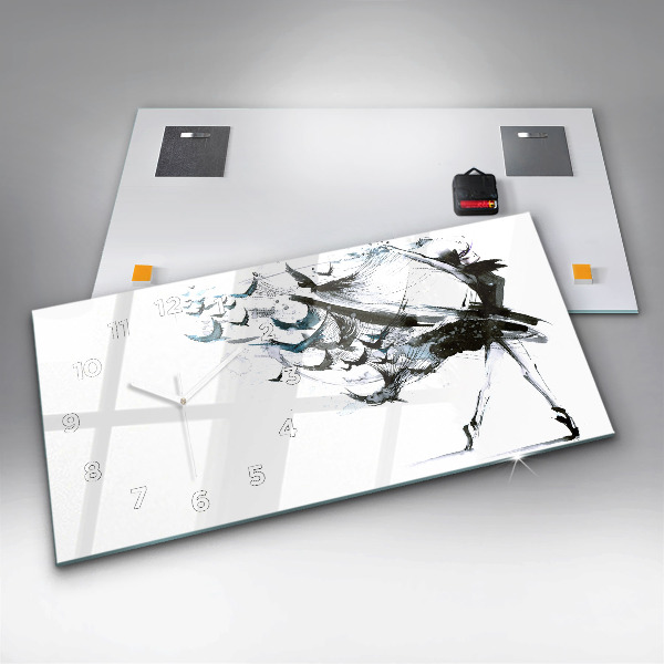 Orologio rettangolare Donna che balla il balletto