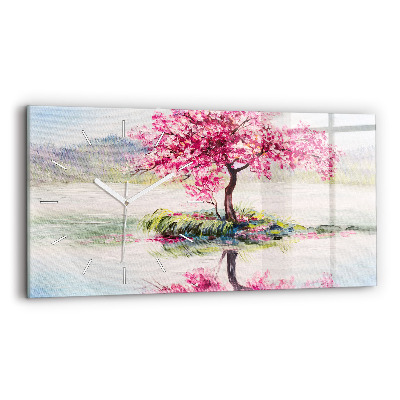 Orologio rettangolare Mosaico dell'albero