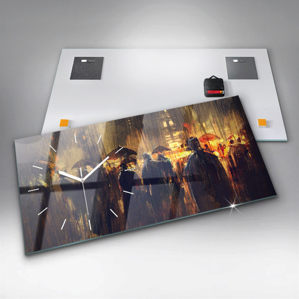 Orologio rettangolare Impressionismo nell'arte Piazza del Mercato