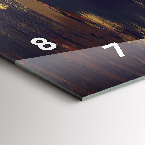 Orologio rettangolare Impressionismo nell'arte Piazza del Mercato