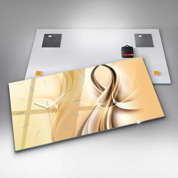 Orologio rettangolare Onde di astrazione