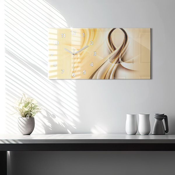 Orologio rettangolare Onde di astrazione