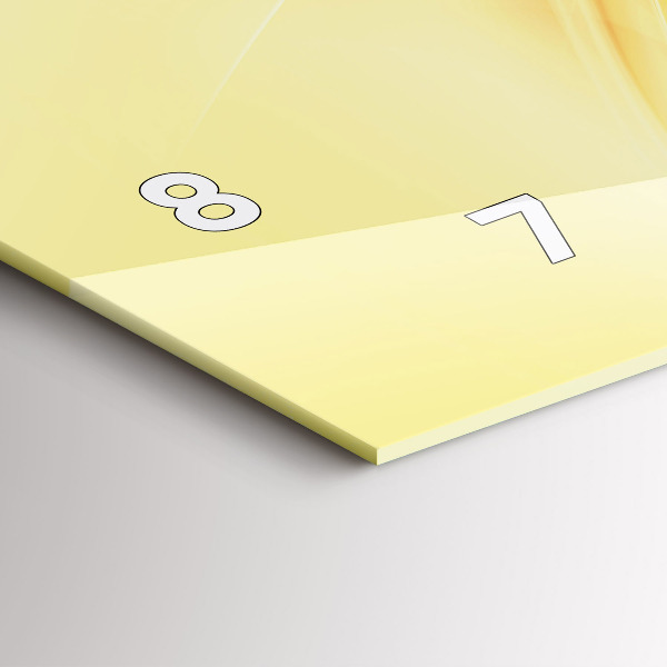 Orologio rettangolare Onde di astrazione