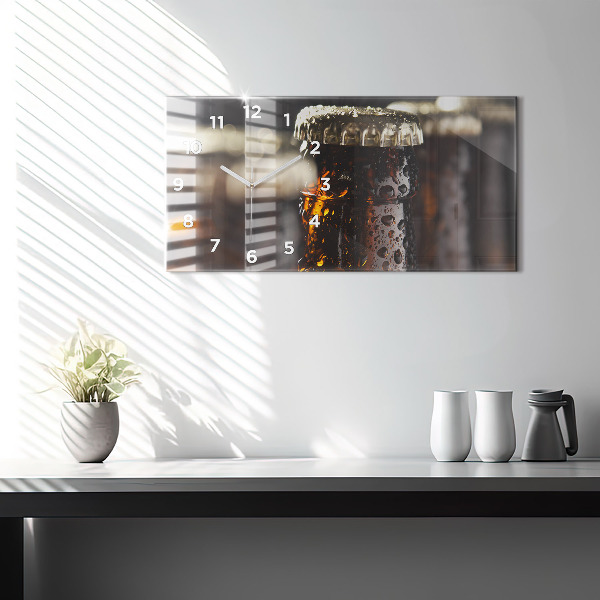 Orologio rettangolare Bottiglie di vetro