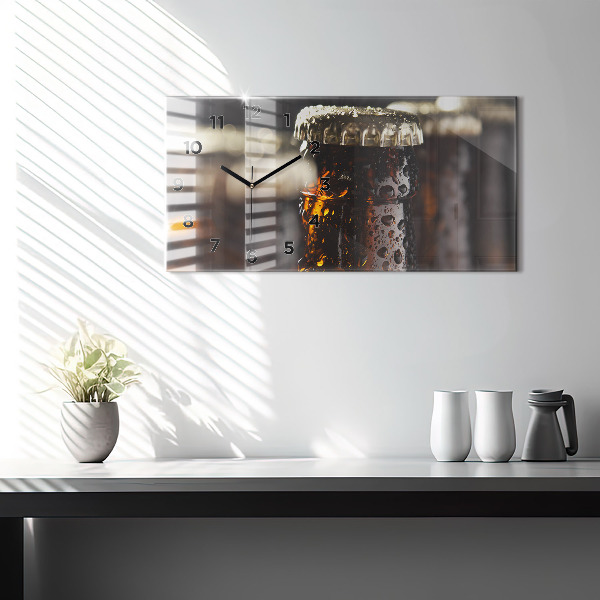 Orologio rettangolare Bottiglie di vetro