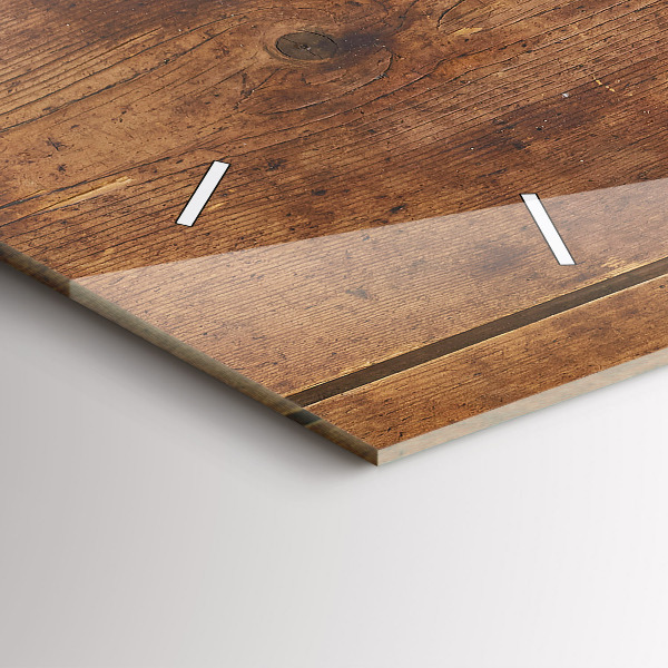 Orologio rettangolare Legno rustico