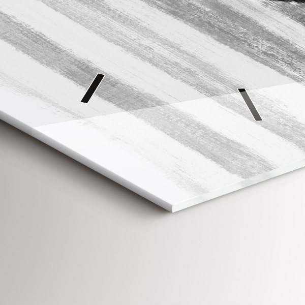 Orologio rettangolare Donna in bianco e nero