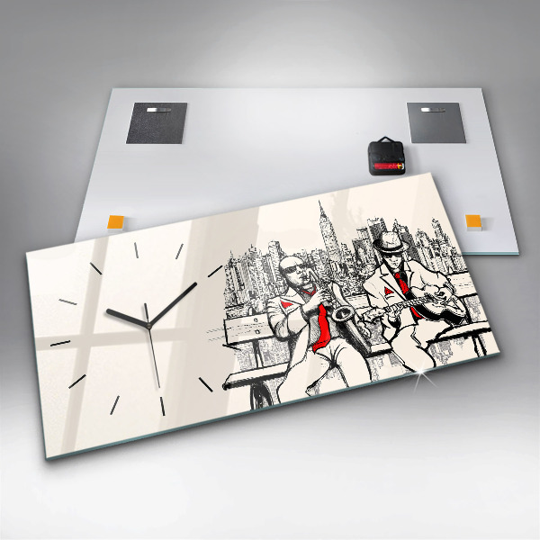 Orologio rettangolare Jazz a New York