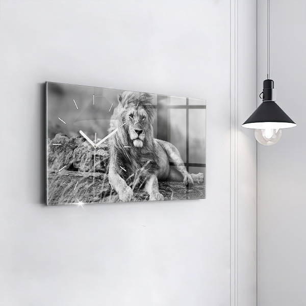 Orologio rettangolare Astrazione - Leone