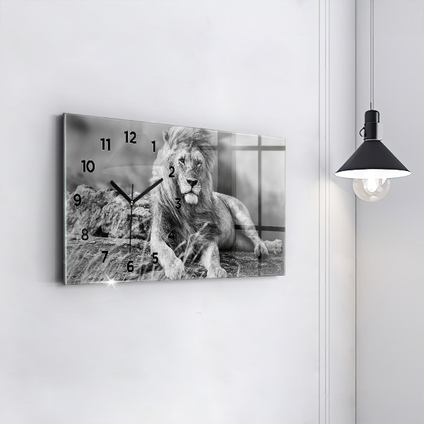 Orologio rettangolare Astrazione - Leone