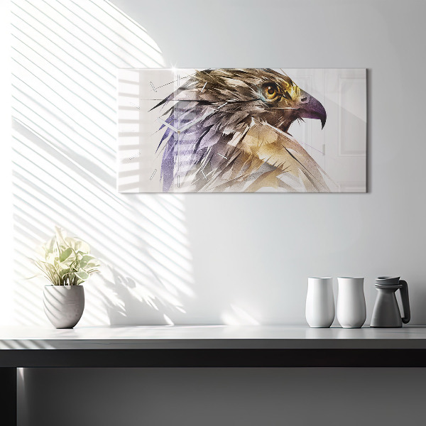 Orologio rettangolare Uccello predatore