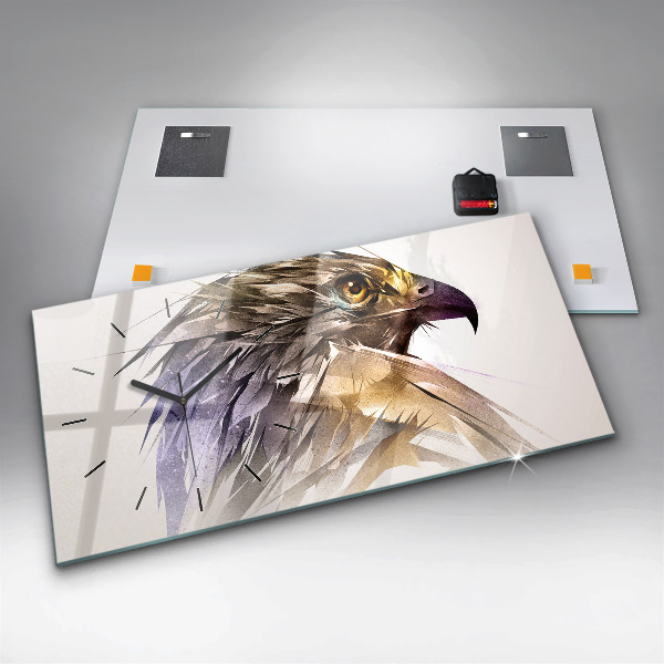 Orologio rettangolare Uccello predatore