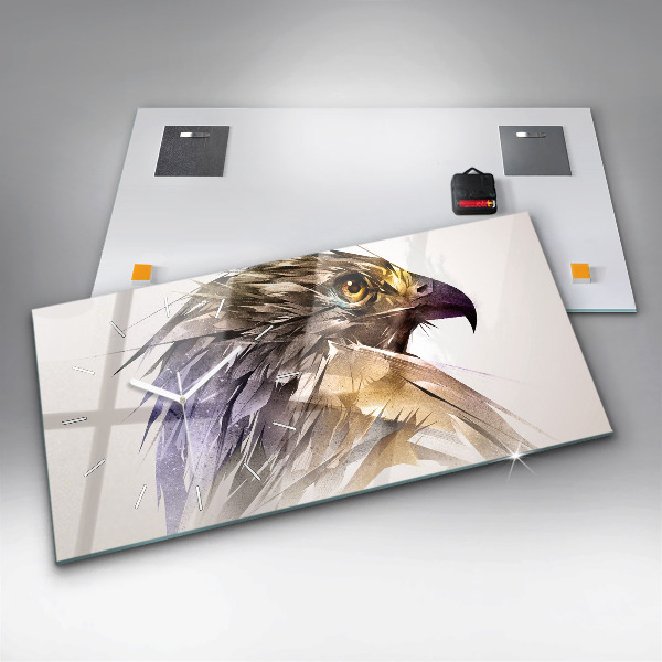 Orologio rettangolare Uccello predatore