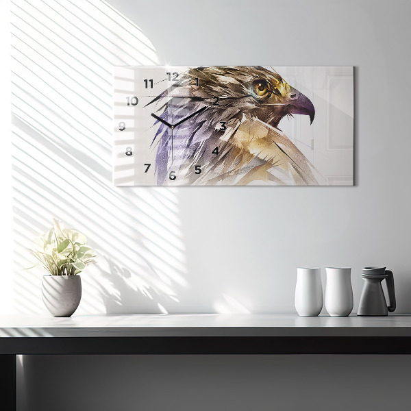 Orologio rettangolare Uccello predatore