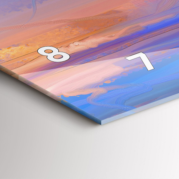 Orologio rettangolare Paesaggio marino