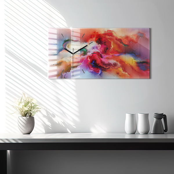 Orologio rettangolare Vernice rovesciata