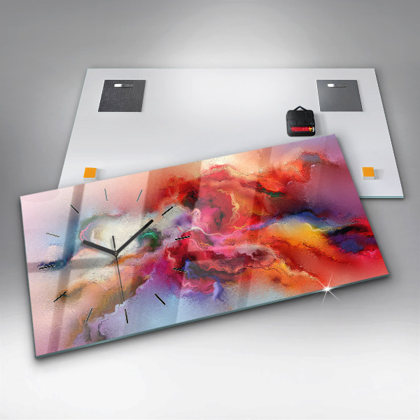 Orologio rettangolare Vernice rovesciata