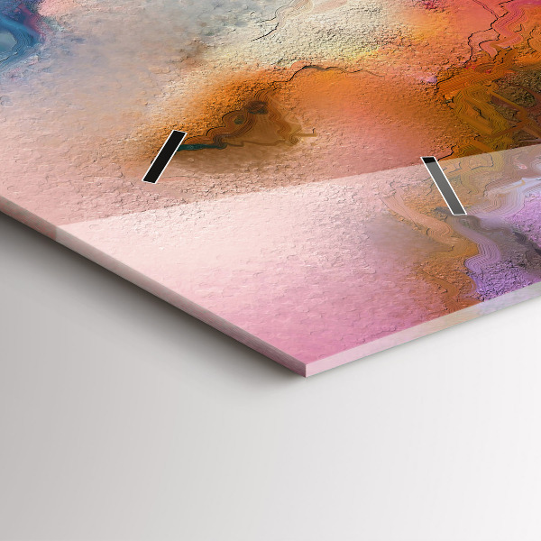 Orologio rettangolare Vernice rovesciata