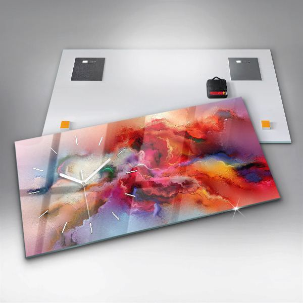 Orologio rettangolare Vernice rovesciata