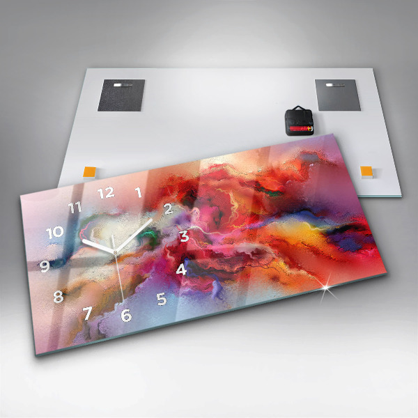 Orologio rettangolare Vernice rovesciata
