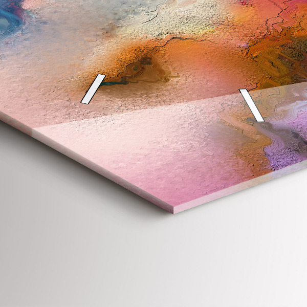 Orologio rettangolare Vernice rovesciata