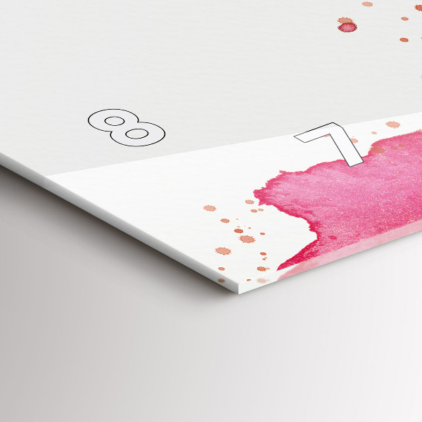 Orologio rettangolare Sfondo aquila acquerello