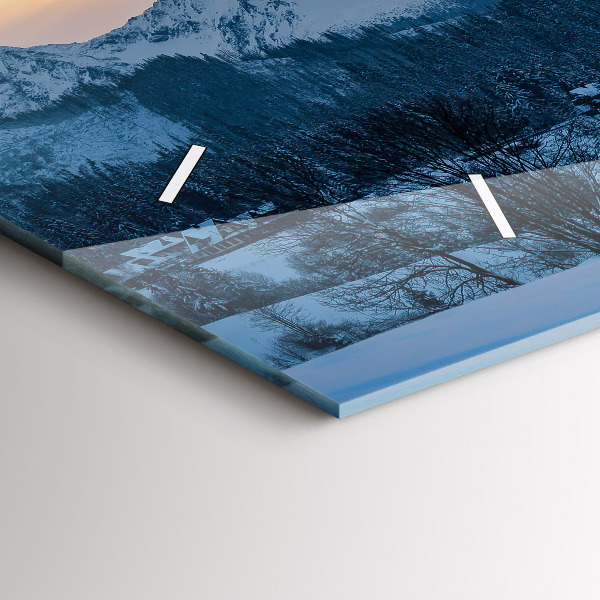 Orologio rettangolare Paesaggio montano