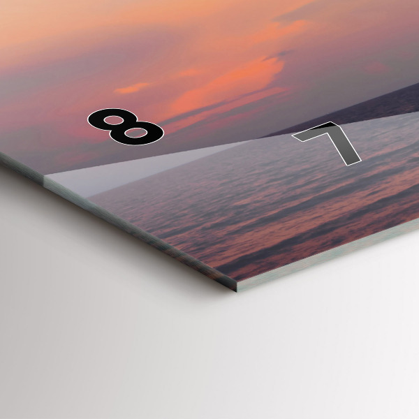 Orologio rettangolare Surf sulla spiaggia