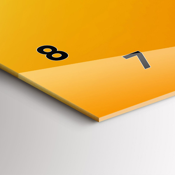 Orologio rettangolare Arancia