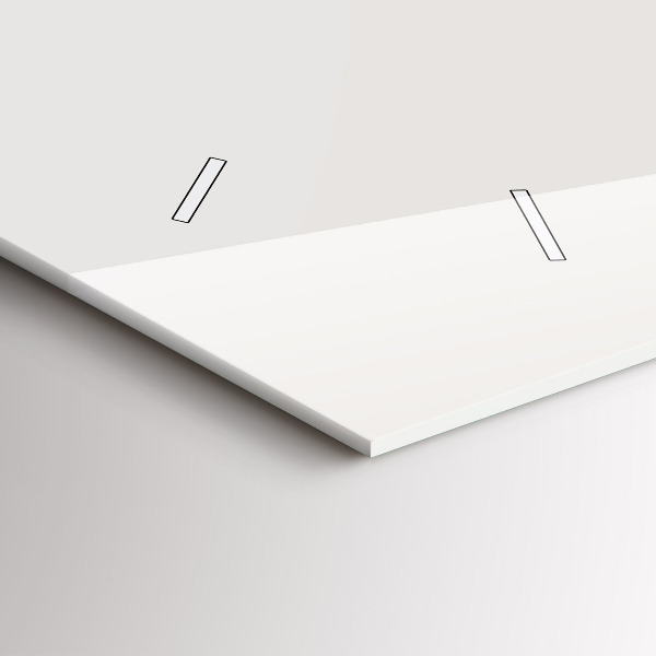 Orologio rettangolare ritratto dipinto di una tigre