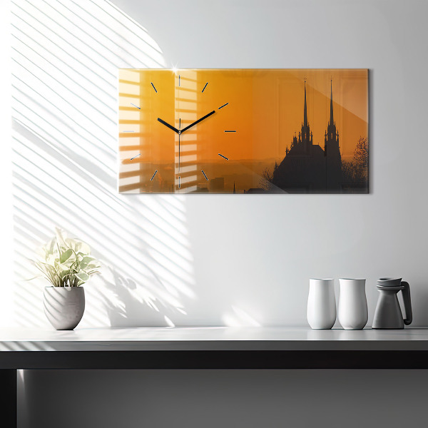 Orologio rettangolare Vista della Cattedrale di Brno