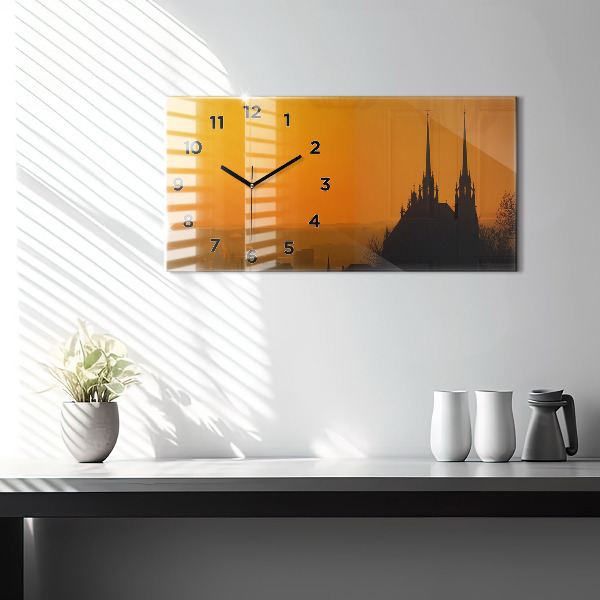 Orologio rettangolare Vista della Cattedrale di Brno