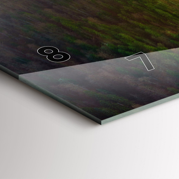 Orologi orizzontali Tramonto sulle montagne