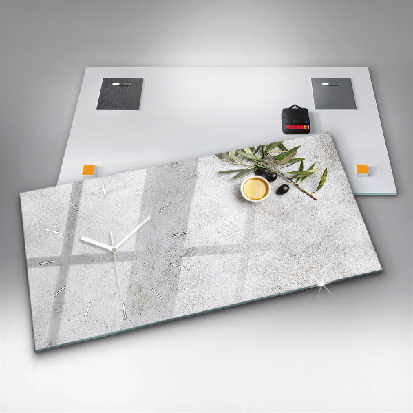 Orologi orizzontali Olive minimaliste