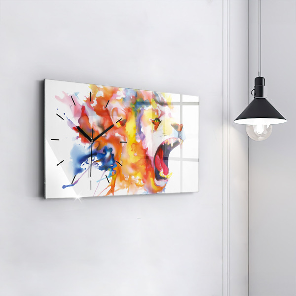 Orologi orizzontali Leone - acquerello