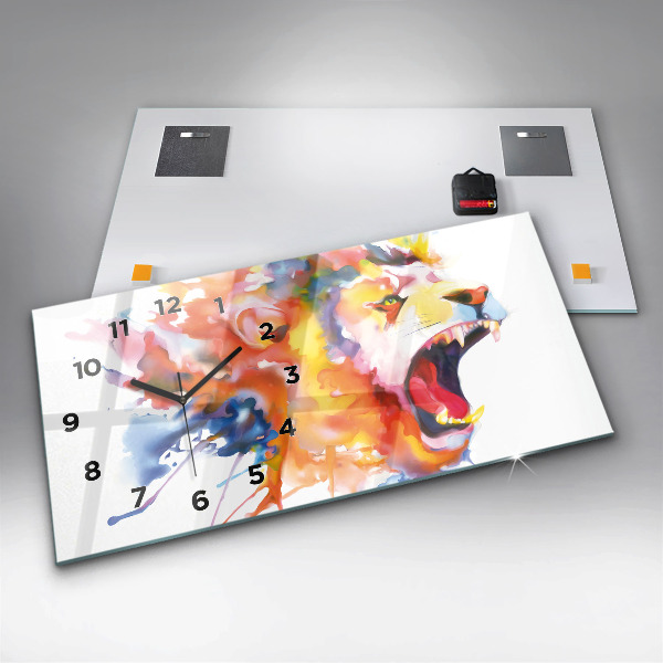 Orologi orizzontali Leone - acquerello