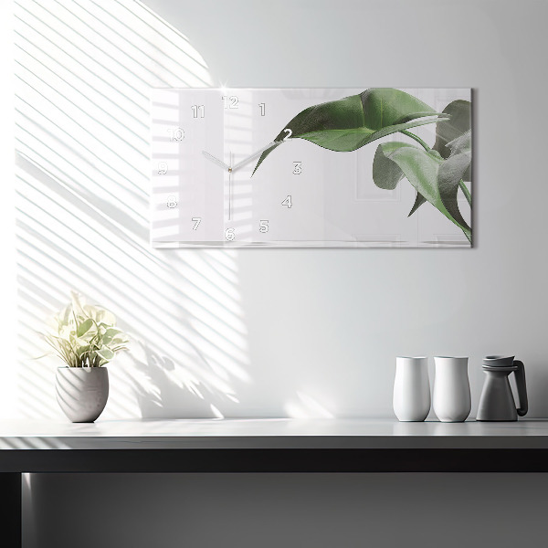 Orologi orizzontali Foglie astratte