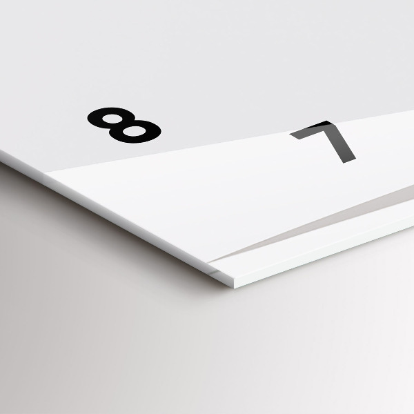 Orologi orizzontali Foglie astratte