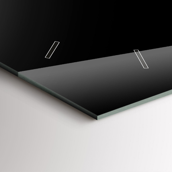 Orologi orizzontali Astrazione del metallo nero