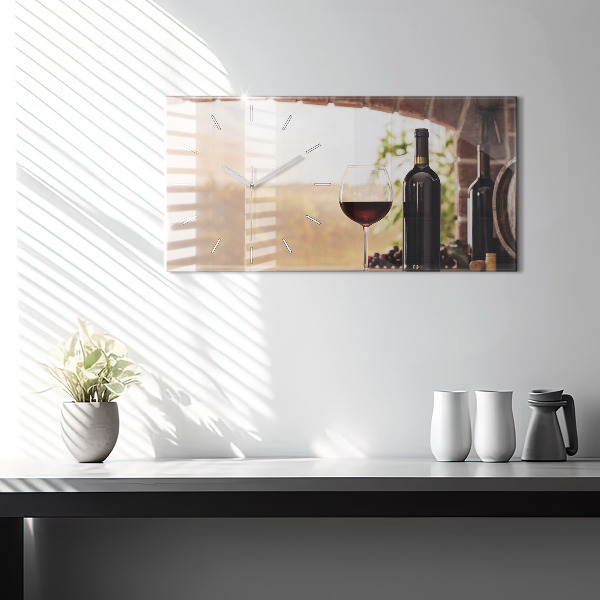 Orologi orizzontali Bottiglie di vino