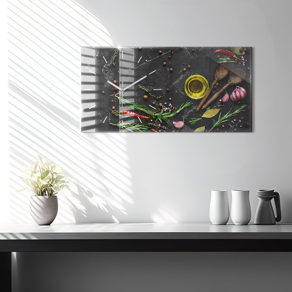 Orologi orizzontali Spezie sul bancone