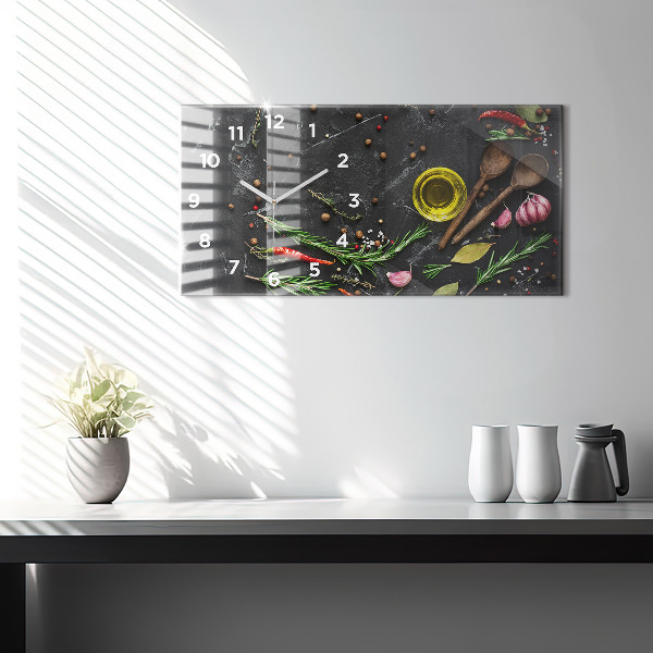 Orologi orizzontali Spezie sul bancone