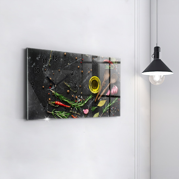 Orologi orizzontali Spezie sul bancone