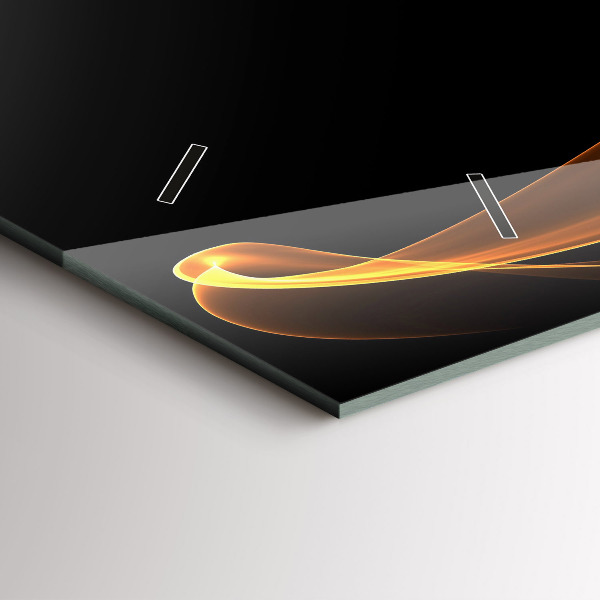 Orologi orizzontali Linee arancioni