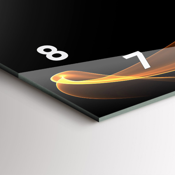 Orologi orizzontali Linee arancioni