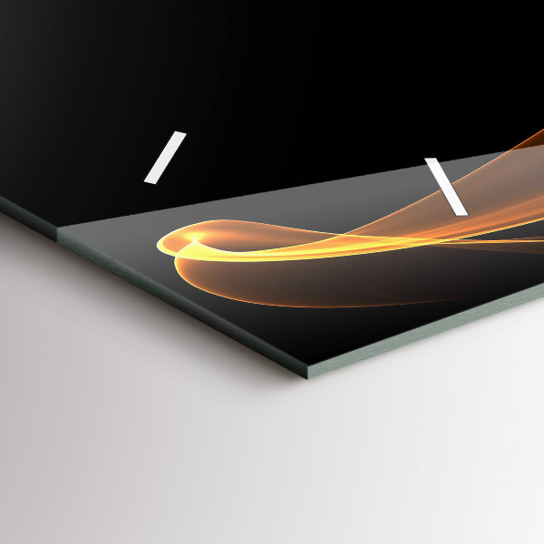 Orologi orizzontali Linee arancioni