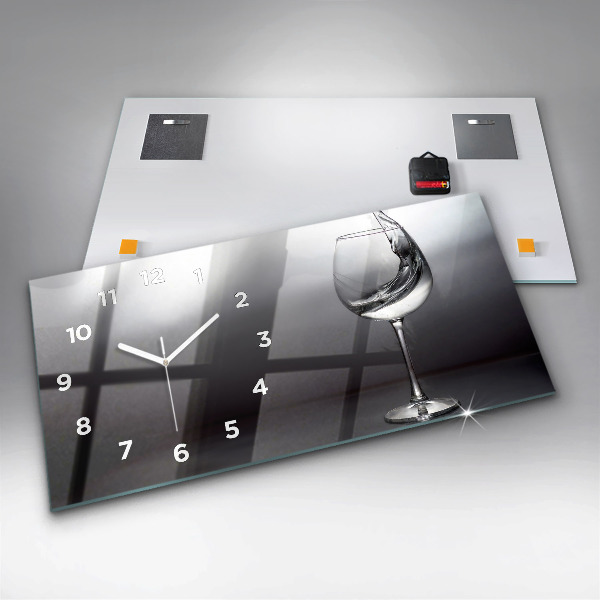 Orologi orizzontali Bicchiere di vino