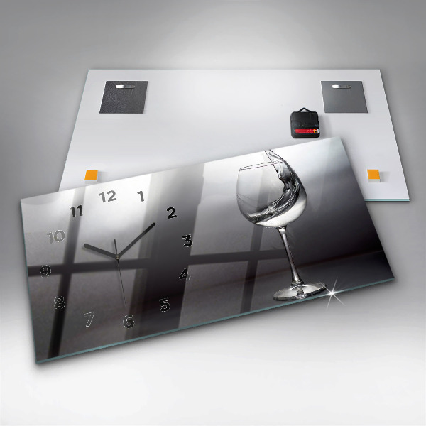 Orologi orizzontali Bicchiere di vino