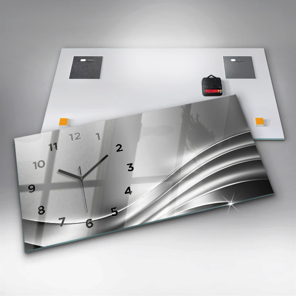 Orologi orizzontali Astrazione d'argento