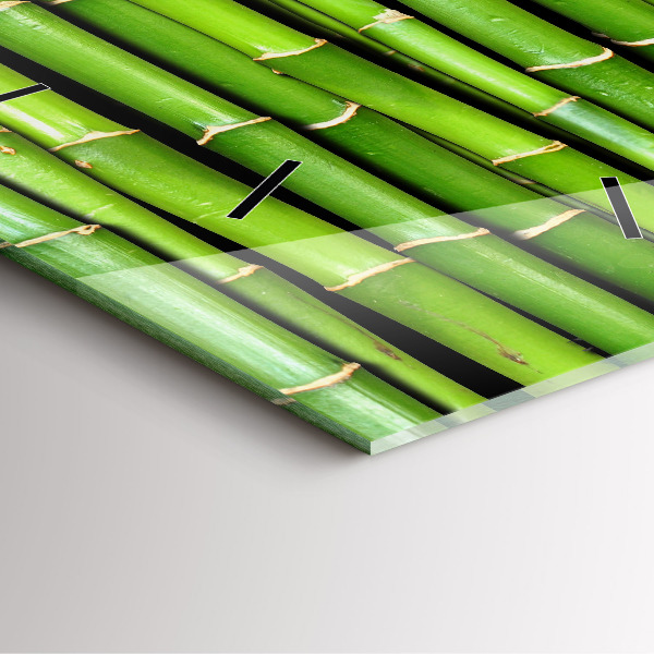 Orologio quadrato Bambù asiatico